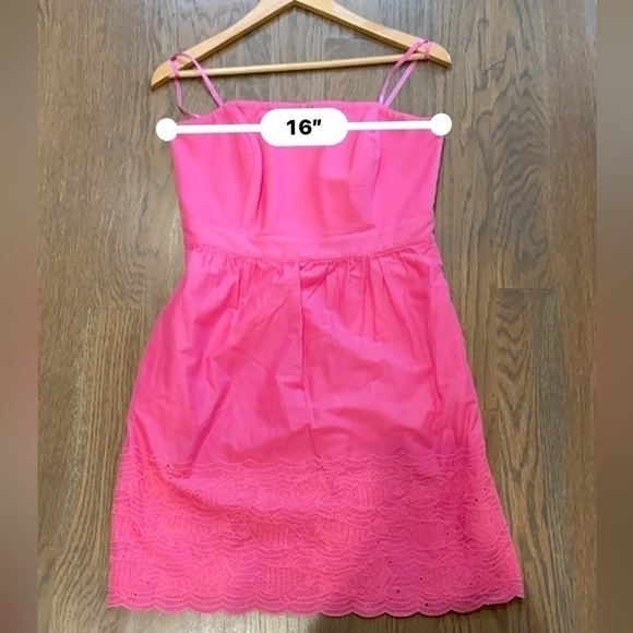 Vineyard Vines Pink Dress with Fish Embroidered Stitch Detail size 6 - Picture 6 of 12